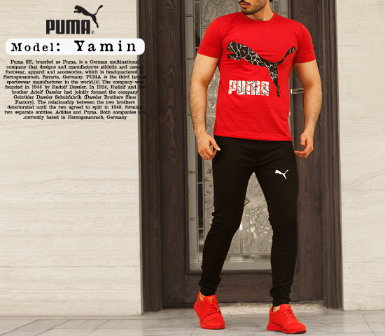 ست تیشرت و شلوار puma مدل yamin